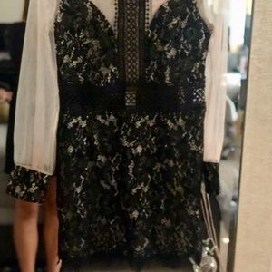 Black cocktail dress